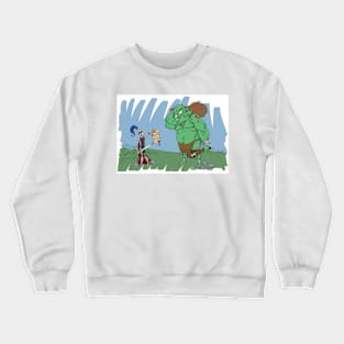 Adventure with a troll Crewneck Sweatshirt